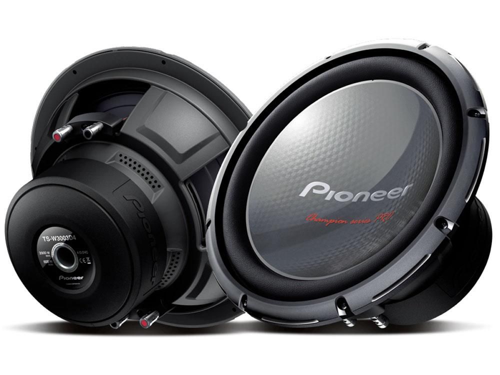 pioneer ts w3003d4 12 inch champion series 2000w sub